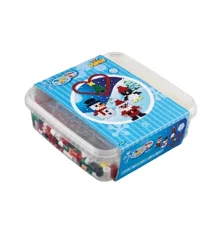 Hama - maxi beads Christmas 600pcs + plate 8206 in bucket (388749)