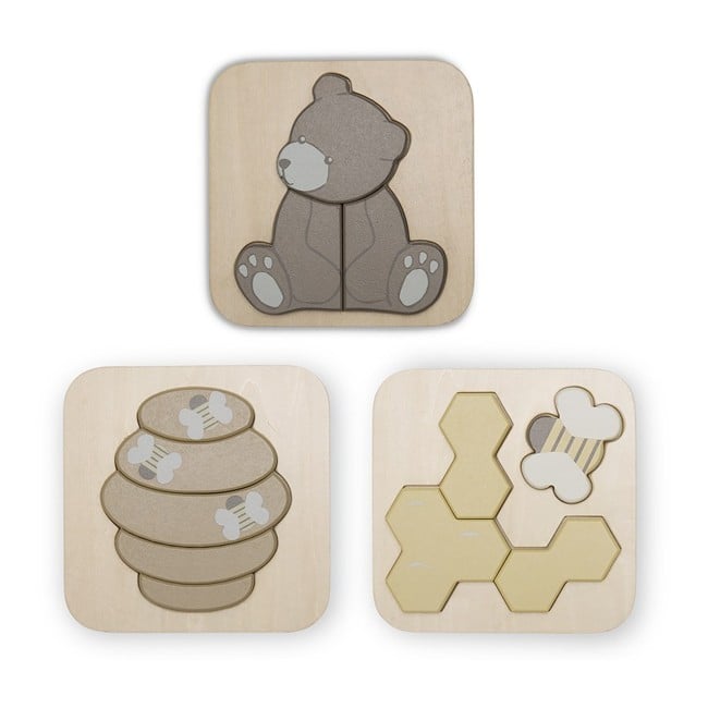 That's Mine - Toby Puzzle 3-pack Bear