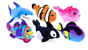 Zhu Zhu - Fish Assorted (1 pcs.)(Z1000) thumbnail-1