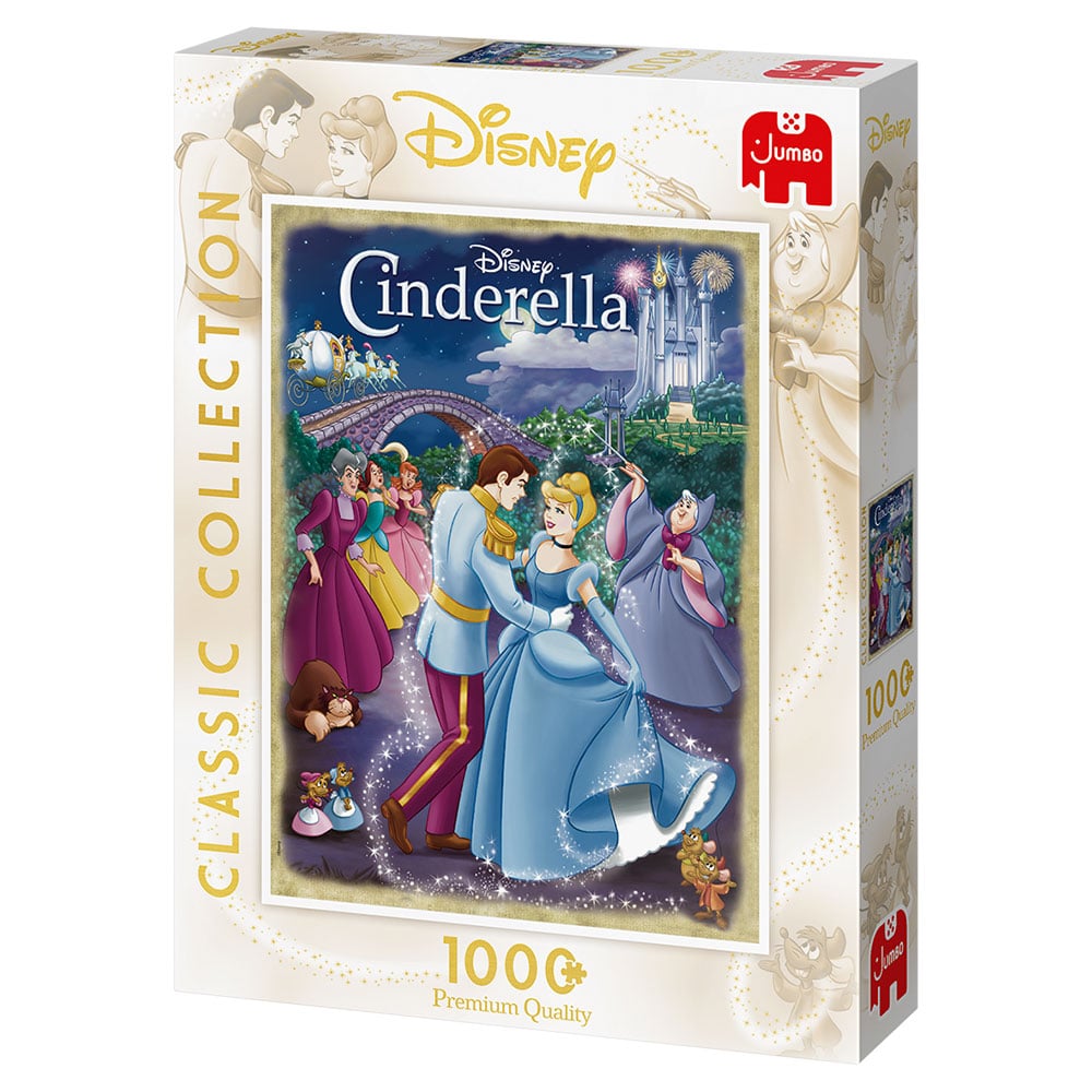 Jumbo - Disney Classic: Cinderella (1000 pcs) (JUM9485) - Leker