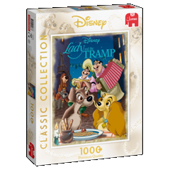 Jumbo - Disney Classic Collection: Lady & The Tramp (1000 pieces) (JUM9486)