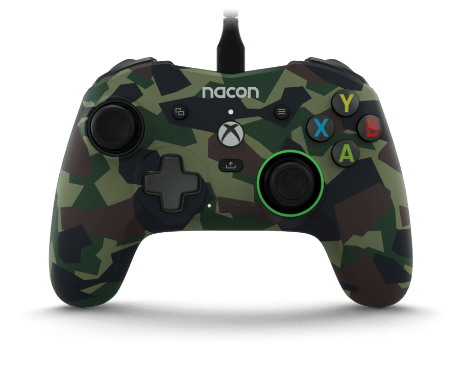 Nacon Pro Compact Wired Controller Camo Green /Xbox Series X - Videospill og konsoller