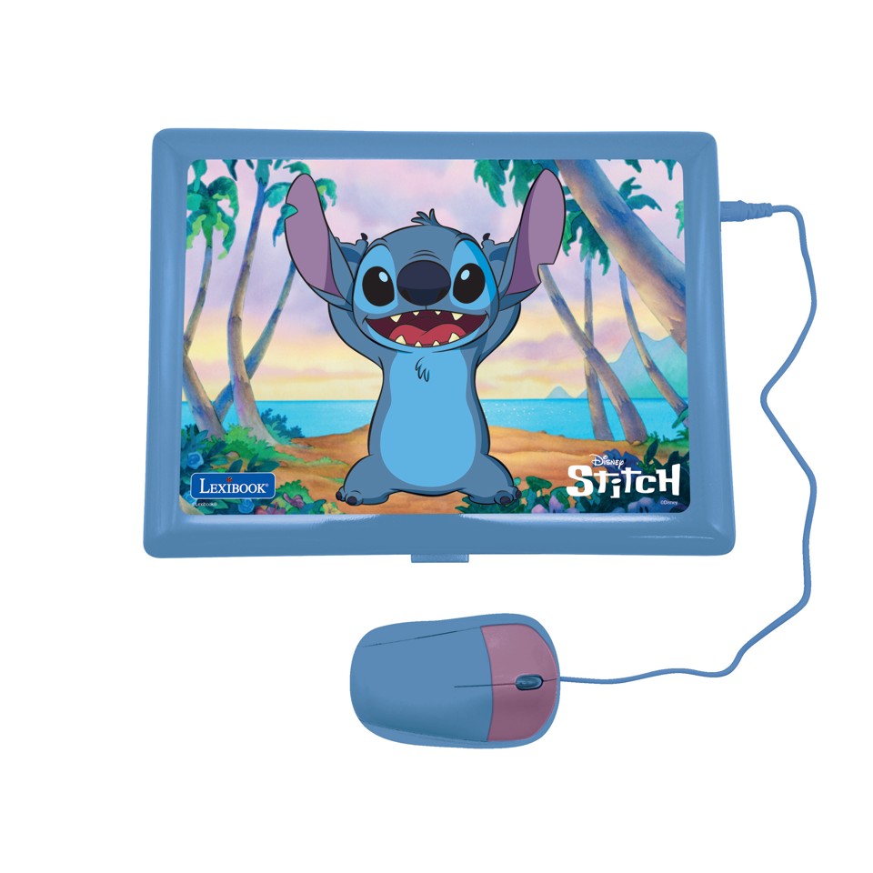 Stitch Computer Adapters Køb Lexibook - Disney Stitch - Lærings Computer - Fri fragt