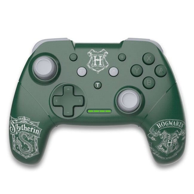 Trade Invaders Harry Potter Wireless Controller Green for Switch with 1M cable - Slytherin