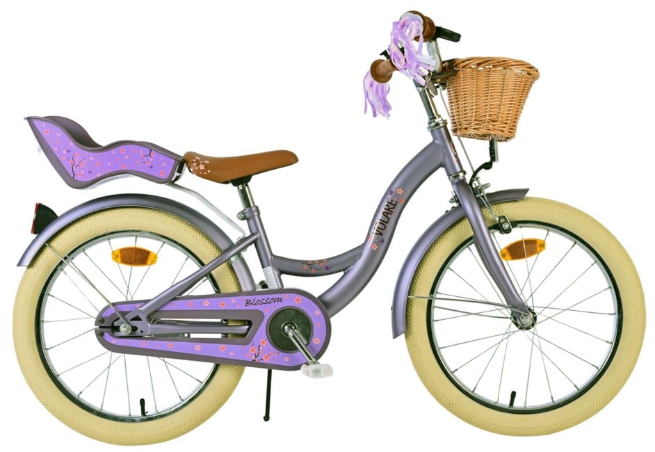 Volare - Børnecykel 18'' - Blossom Lilla