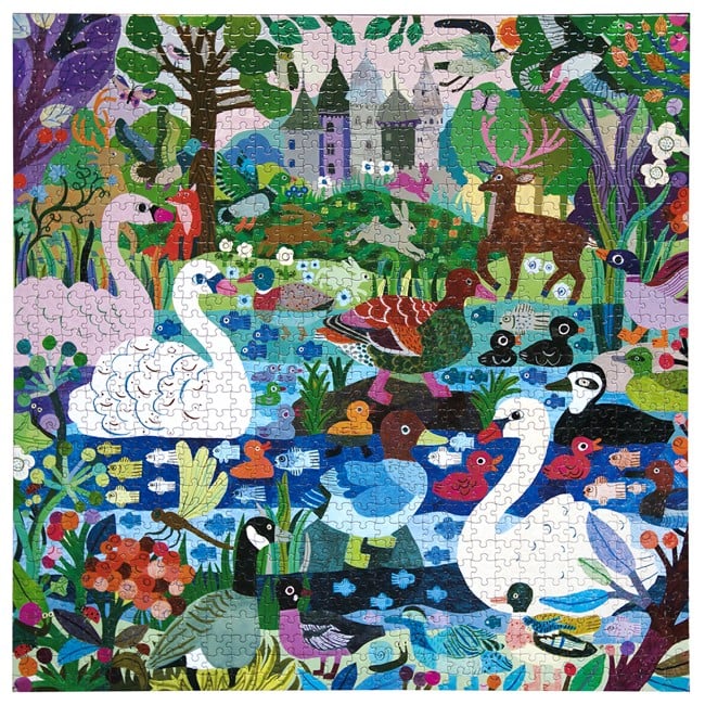 eeBoo - Puzzle 1000 pcs - Ducks in the Clearing - (EPZTDIC)