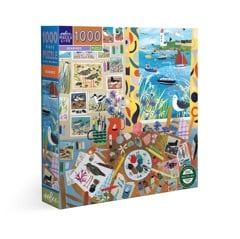 eeBoo - Puzzle 1000 pcs - Seabirds - (EPZTSAB)