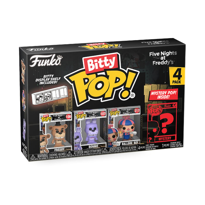 Funko! Bitty POP 4PK FNAF Series 3 (73046) - Leker