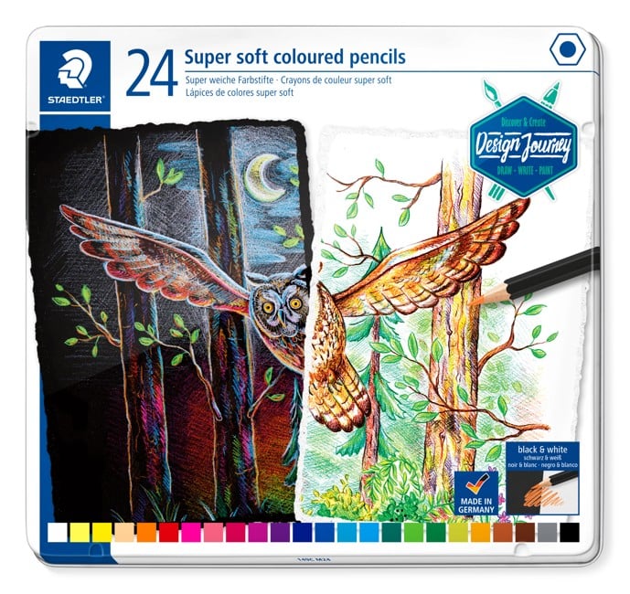 Staedtler - Soft Colored Pencil, 24 pcs (149C M24)