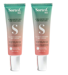 Sorted Skin - 2 x 5 in 1 Anti-Redness Day Cream - SPF50
