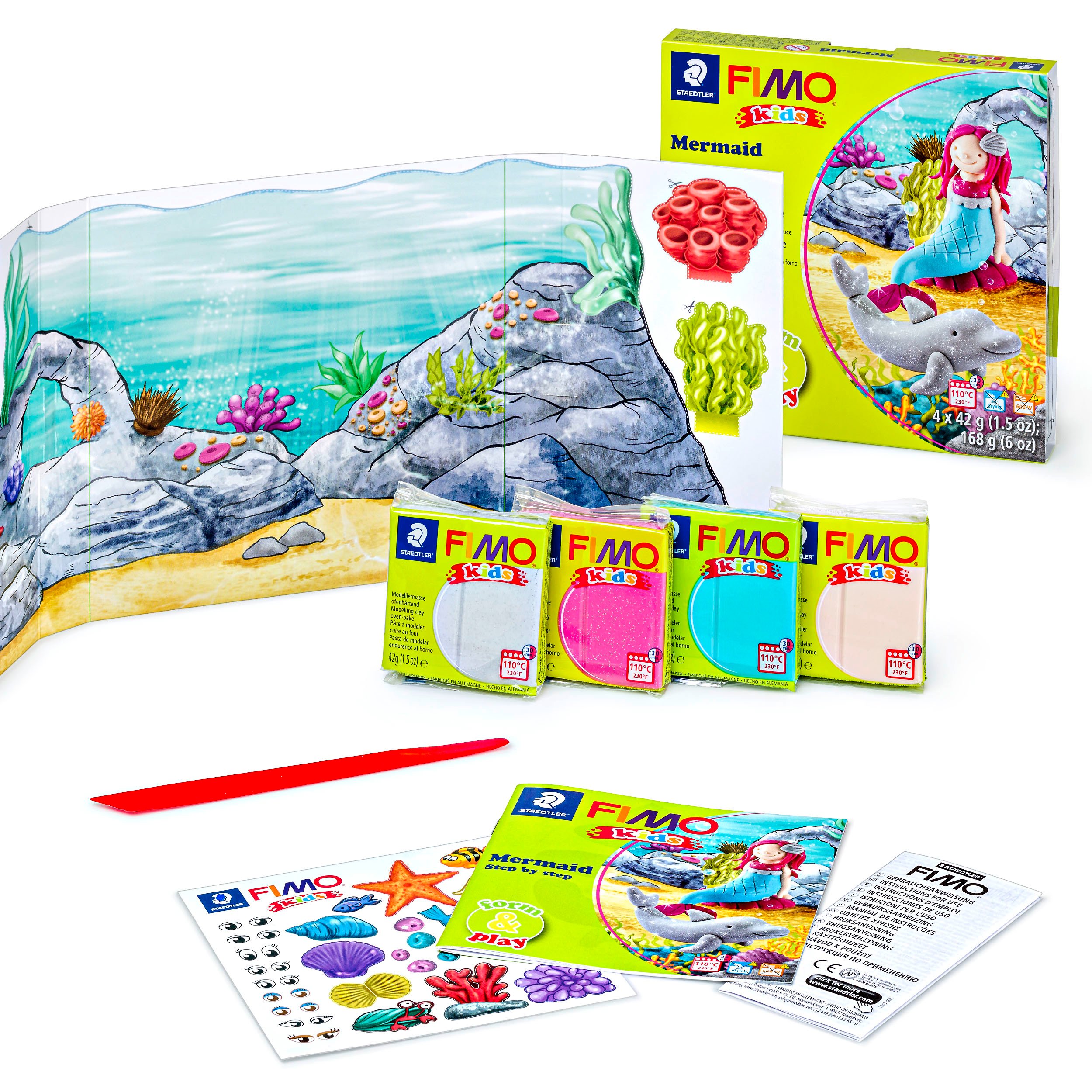 FIMO - Kids Form&Play Set - Mermaid (8034 12 LZ)