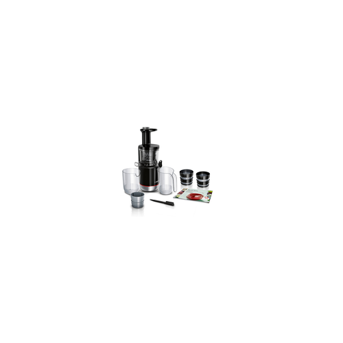 MESM731M VitaExtract Slow Juicer 150W – GentleSqueezing, MixControl, 3 filter, Svart/Stål