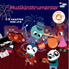 Room2Play - Pegebog med lyd - Musikinstrumenter (Danish) - (R2P1093)