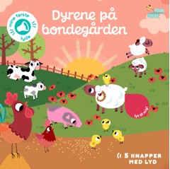 ROOM2PLAY - Pegebog med lyd - Dyrene på bondegården