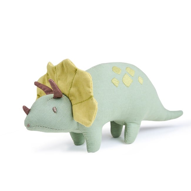 ThreadBear - Soft Toy Dinosaur - Trike the Triceratops 24 cm - (TB4104)