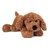 Teddy Hermann - Liggende hund brun 30 cm thumbnail-1