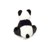 Teddy Hermann - Sitting Panda 25 cm - (TH924289) thumbnail-1
