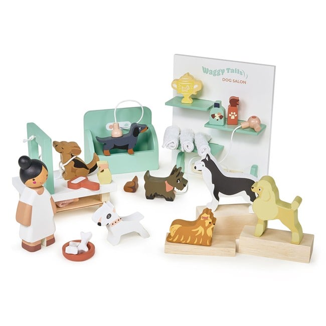 Tender Leaf - Dollhouse Set - Waggy Tails Dog Salon - (TL8168)