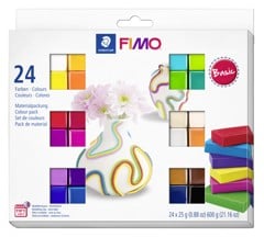 FIMO - Soft Sæt 24x25g, Basic