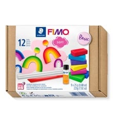 FIMO - Soft Basic Sæt 9x25g & Værktøj