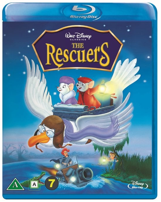 THE RESCUERS 35TH ANNIVERSARY EDITION BLU-RAY - Filmer og TV-serier