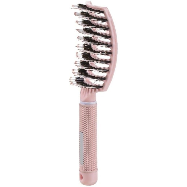 Yuaia Haircare - Curved Paddle Brush Pink
