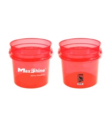 Maxshine Detailing Bucket Transparent 13L - Red