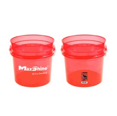 Maxshine Detailing Bucket Transparent 13L - Red