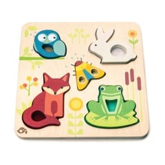 Tender Leaf - Puzzle 5 pcs - Touchy Feely Animals - (TL8417)