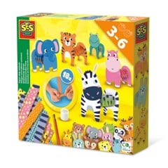 SES Creative - Paper Strip Animals - (S14041)