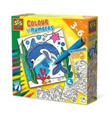 SES Creative - Colour by Numbers - Triangular Pens - (S14690)