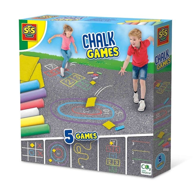 SES Creative - Playground Chalk Games - (S02207)