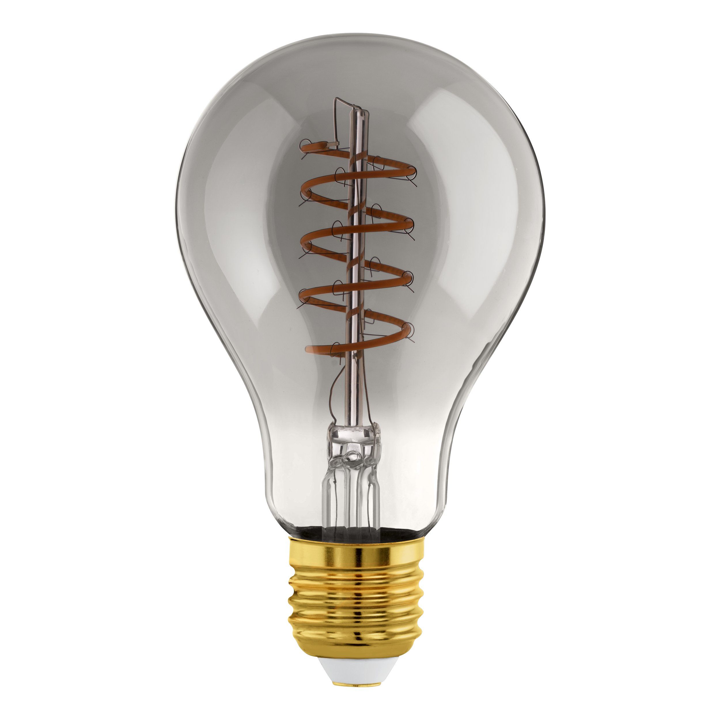 EGLO - E27 A60 Spiral Røykfarget Smartpære - Zigbee&Bluetooth