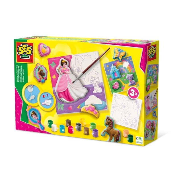 SES Creative - Casting and Painting - Princesses and 3 Canvases - (S01349)