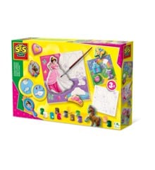 SES Creative - Casting and Painting - Princesses and 3 Canvases - (S01349)