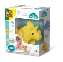 SES Creative - Bath Time - Triceratops - natural rubber - (S13212)