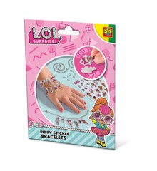 SES Creative - Lav dine egne armbånd - L.O.L. med puffy stickers