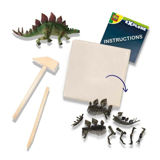 SES Creative - Excavation - Triceratops and Skeleton - (S25094)