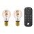 EGLO - Set mit 2x E27 A60 Amber, Fernbedienung - TW - Zigbee, Bluetooth thumbnail-1