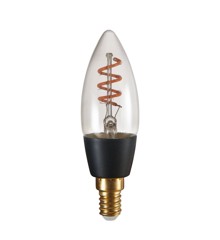 EGLO - E14 C35 spiraal, rook - Warm wit - Zigbee, Bluetooth