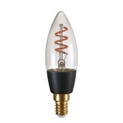 EGLO - E14 C35 spiral, rök - Varm vit - Zigbee, Bluetooth