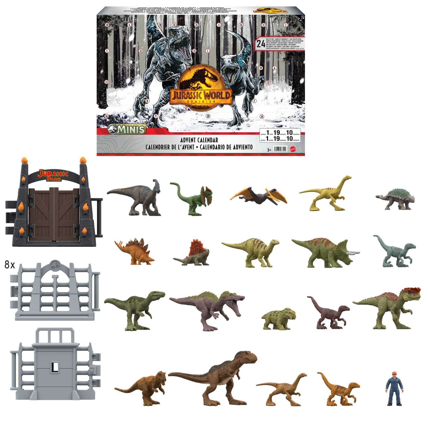 Jurassic World - Advent Calendar (HHW24) - Leker