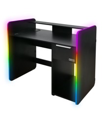 Xrocker Electra Desk - Black With Black Led