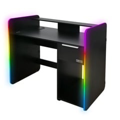 Xrocker Electra Desk - Black With Black Led