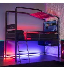 Xrocker Contra Mid-Sleeper Gaming Bunk Bed With Reversible Profile - Black And Camo