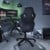 Xrocker Maverick Height Adjustable Office Gaming Chair  - Black And White thumbnail-9