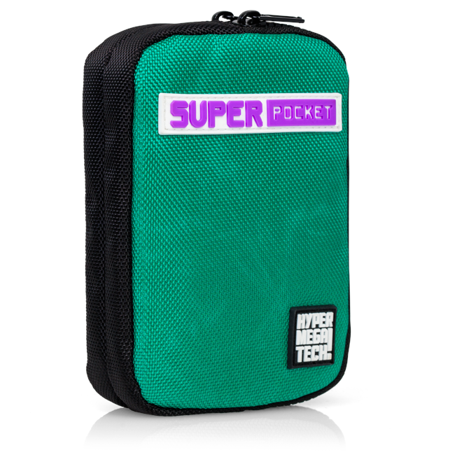 Blaze Evercade Hmt Super Pocket Fabric Case - Green/Black