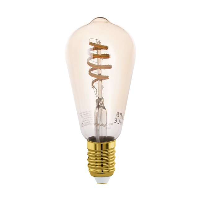 EGLO - E27 ST64-spiraal, amber - TW - Zigbee, Bluetooth