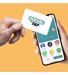 Social Taps - White Card