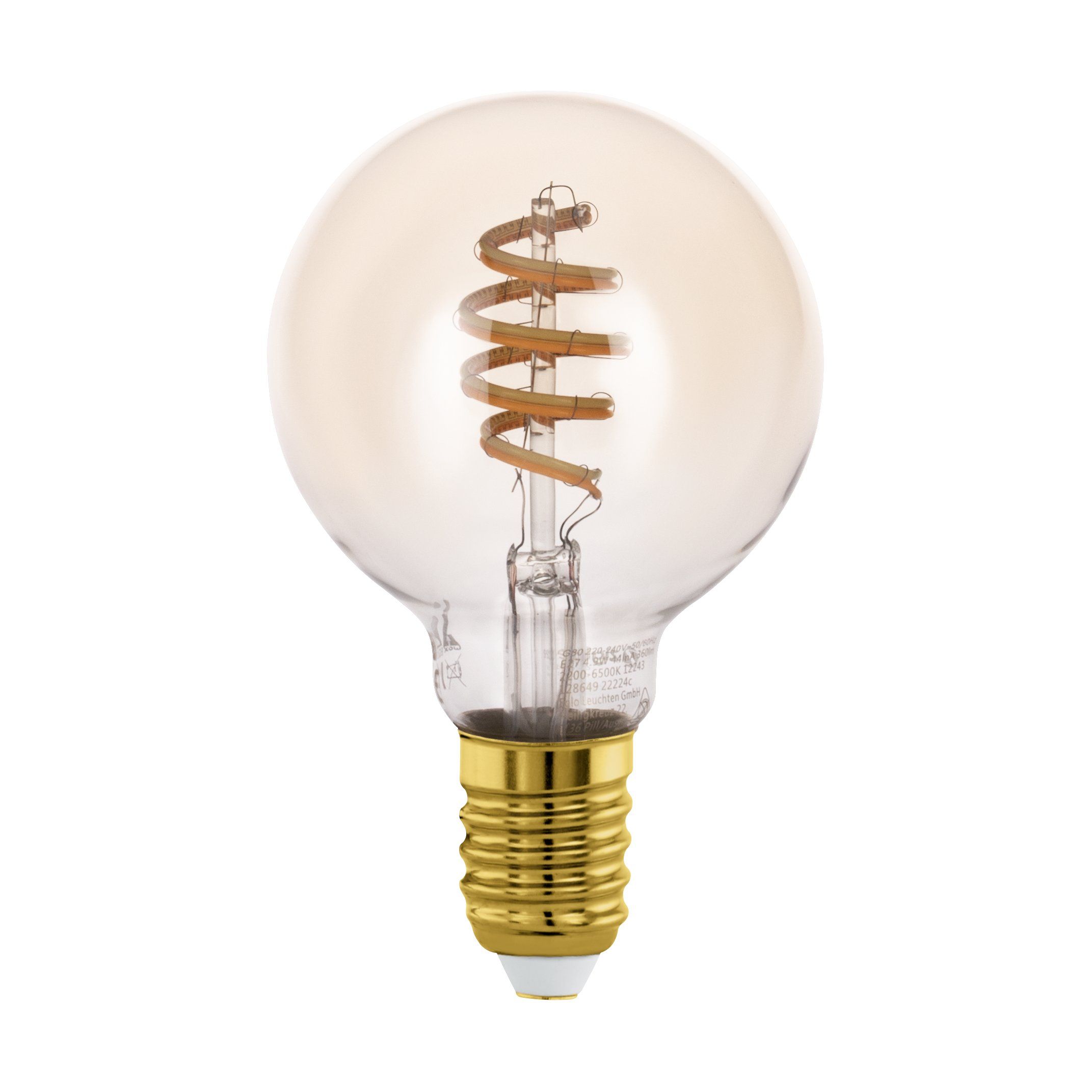 EGLO E27 G80 Spiral Amber - Älylamppu Zigbee & Bluetooth
